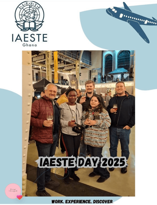 Ghana to Germany intern learning, exploring and building connections.